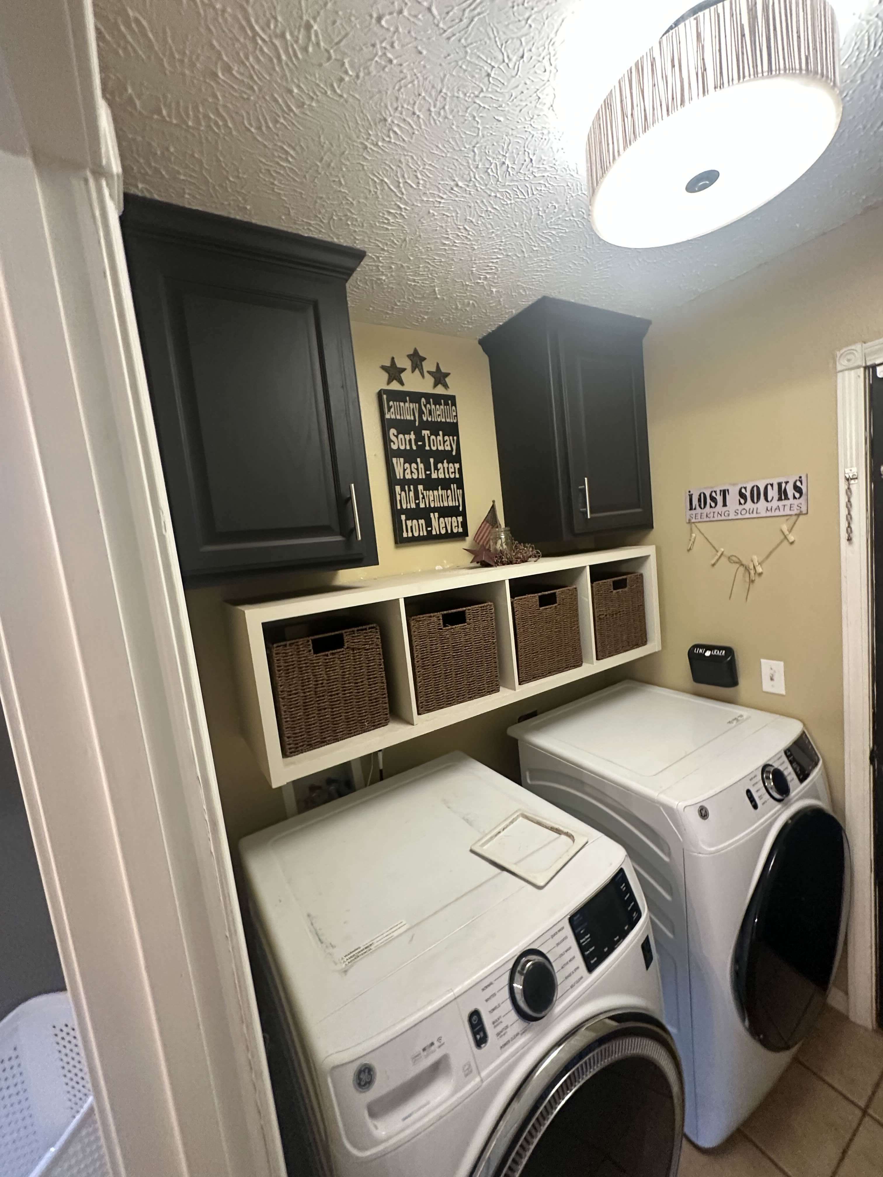 Organized Laundry Room